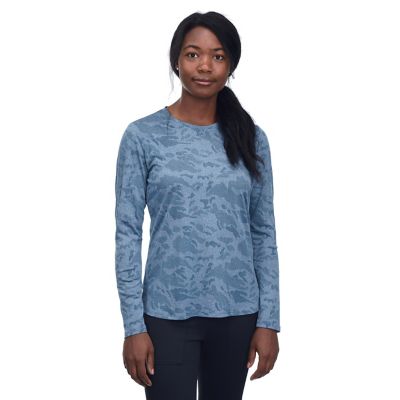 Ridgecut Women's Camo Long-Sleeve T-Shirt, FLK23-4037