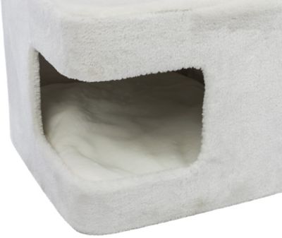 Image showing  33.9 in. XXL Ava Cat Tree with Condo, Cozy Top Platform, Removable Cushion and Dangling Cat Toy