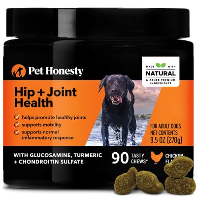 Pet Honesty Hip + Joint Health Chicken Flavor Soft Chews Dog Supplements
