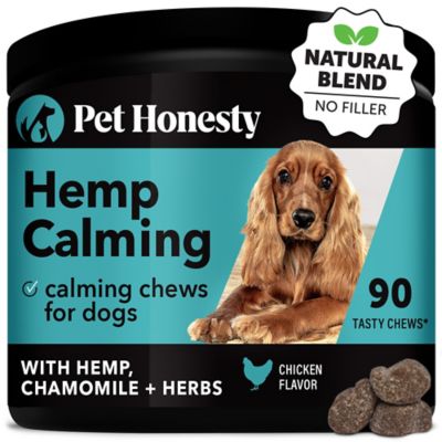 Pet Honesty Hemp Calming Chicken Flavor Soft Chews Dog Supplements