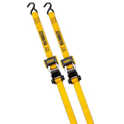 DeWALT 1.25 in. x 12 ft. Ratchet Tie Down Straps 1800 LB Break Strength (2 PK), DXBC18002