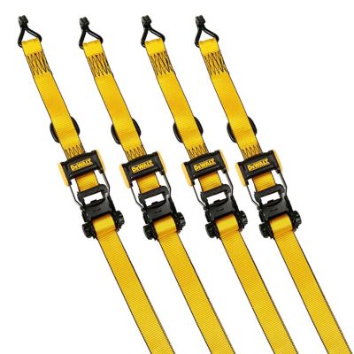 DeWALT 1.5 in. x 16 ft. Tie Down Strap 4-Pack, 3300 lb. Break Strength, DXBC33004