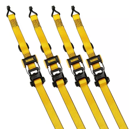 DeWALT 1.5 in x 16 ft Tie Down Straps 3 300 lb Breaking Strength 4-Pack DXBC33004 Ratchet Straps