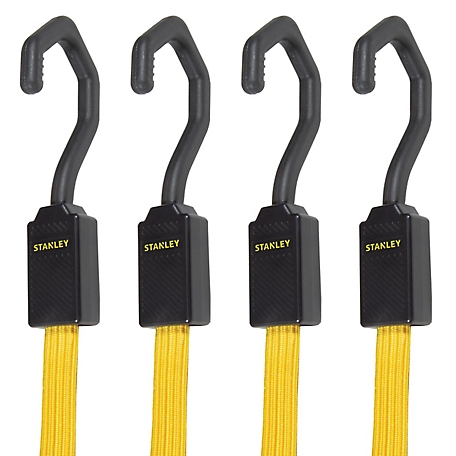 Stanley Flat Bungee Straps 48 in. - 4 pk., S300148