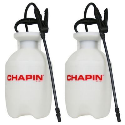 Chapin 1 gal. Lawn, Garden and Multi-Purpose Poly Tank Sprayer with Foaming and Adjustable Nozzles, 2-Pack