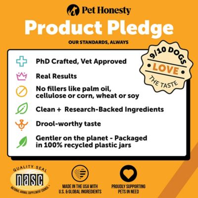 Image showing 5 th Pet Honesty Allergy Support Soft Chewable Supplement for Dogs, Peanut Butter Flavor