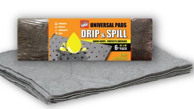 Oil Eater Drip & Spill Absorbent Pads, AOA-BPL006-GREY