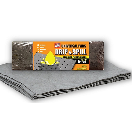 Oil Eater Drip & Spill Absorbent Pads, AOA-BPL006-GREY at Tractor