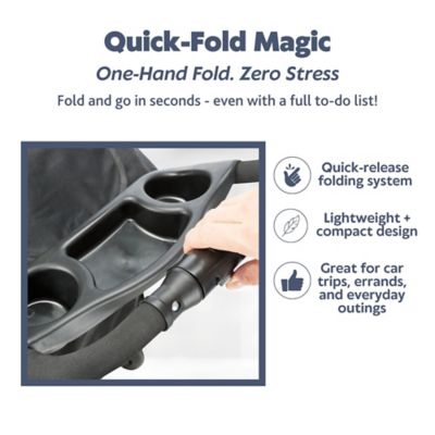 Image showing 5 th TRIXIE Foldable Pet Stroller with Weather Cover, Storage Basket and Cup Holder for Cats and Dogs