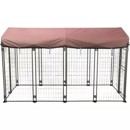 TRIXIE Deluxe Welded Wire Dog Kennel 8 ft x 4 ft x 4.5 ft XXL Dog Kennels