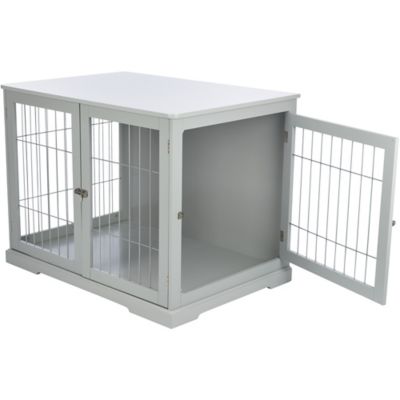 Image showing  Indoor End Table 2-Door MDF Pet Crate