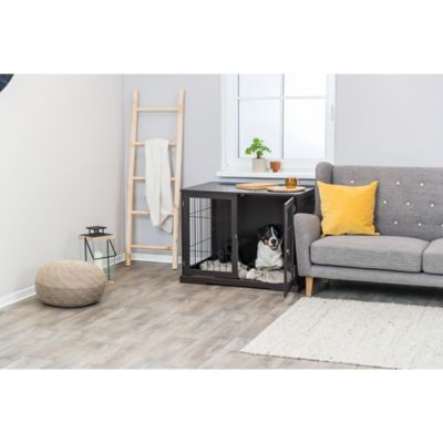 Image showing  Indoor End Table 2-Door MDF Pet Crate