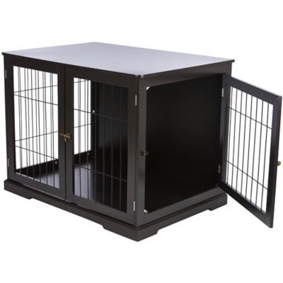 Image showing  Indoor End Table 2-Door MDF Pet Crate