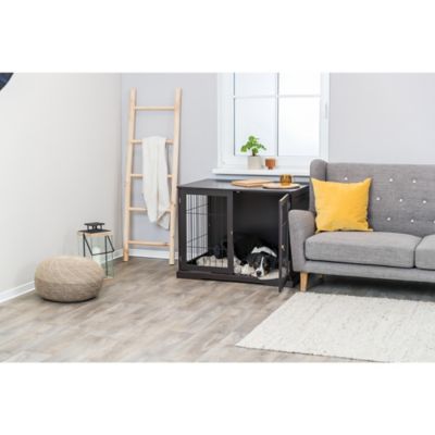 Image showing 6 th TRIXIE Indoor End Table 2-Door MDF Pet Crate