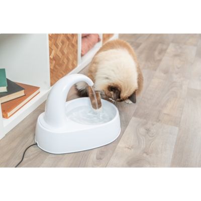 Image showing 9 th TRIXIE 84.5 oz. Curved Stream Automatic Plastic Pet Drinking Fountain