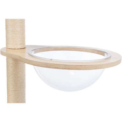 Image showing 6 th TRIXIE 54.3 in. Mateo Modern Wall-Mounted Cat Tree with Bubble Hammock