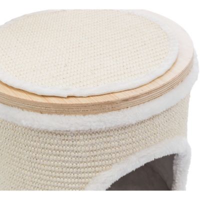 Image showing 7 th TRIXIE 54.3 in. Mateo Modern Wall-Mounted Cat Tree with Bubble Hammock