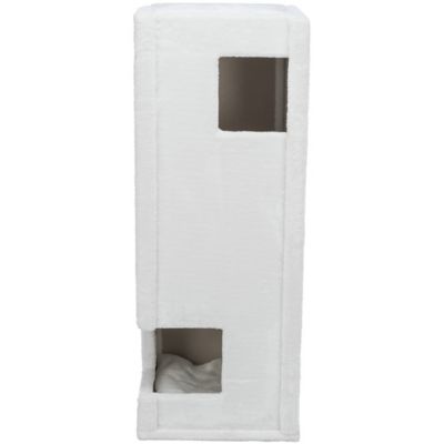 Image showing  39.4 in. 3-Story Gerardo Cat Tree with Scratching Surface and Removable Cushions