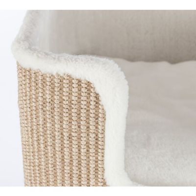 Image showing  39.8 in. Lucano Cat Tree with Condo, Scratching Posts, Removable Cushions and 2 Dangling Cat Toys