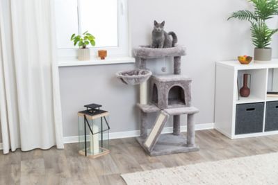 Image showing  20 in. Pepito Sisal Cat Tree with Hammock, Condo and Cat Toys