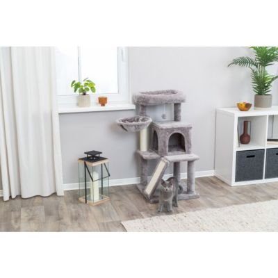 Image showing  20 in. Pepito Sisal Cat Tree with Hammock, Condo and Cat Toys