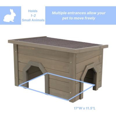 Image showing  Small Animal House for Rabbits, Bunnies and Guinea Pigs