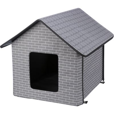 TRIXIE Insulated Waterproof Outdoor Plastic Dog House for Small Dogs and Cats