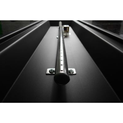 Image showing  60 in. x 31.5 in. AZ Patio Heaters Rectangular Bar Height Granite Top Propane Gas Fire Pit with Wind Screen