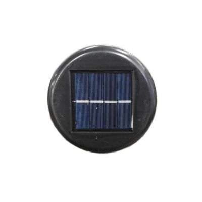 Image showing  10 ft. Octagonal AZ Patio Heaters Solar Market Umbrella with LED Lights in Red with Base