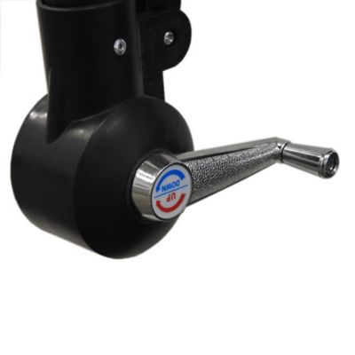 Image showing  AZ Patio Heaters Offset Cantilever Umbrella with LED Lights in Tan with Cantilever Umbrella Base Set(4pc), CTC-UMB-T