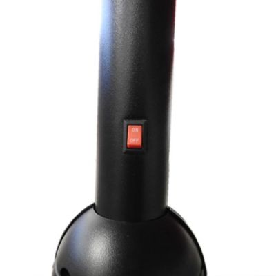 Image showing  118.2 in. AZ Patio Heaters Solar Market Umbrella with LED Lights in Red
