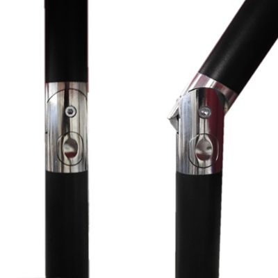 Image showing  118.2 in. AZ Patio Heaters Solar Market Umbrella with LED Lights in Red