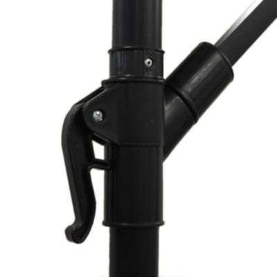 Image showing  10 ft. Octagonal AZ Patio Heaters LED Offset Cantilever Umbrella with Crank, Tan