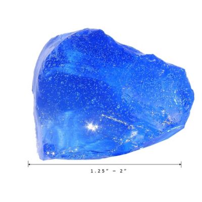 Image showing  AZ Patio Heaters 20 lb. 30-50mm Landscape Recycled Glass in Bahama Blend