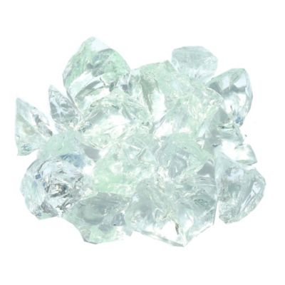 Hiland AZ Patio Heaters 30-50mm Landscape Recycled Glass in Ice, LR30-GLASS-ICE