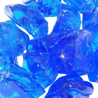 Image showing  AZ Patio Heaters 30-50mm Landscape Recycled Glass in Turquoise, LR30-GLASS-TRQ