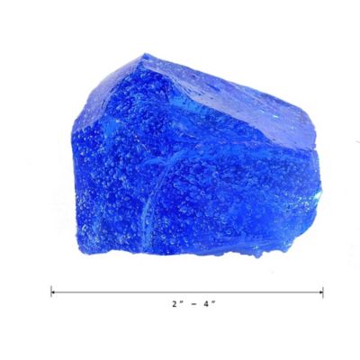 Image showing  AZ Patio Heaters 20 lb. 50-100mm Landscape Recycled Glass in Bahama Blend