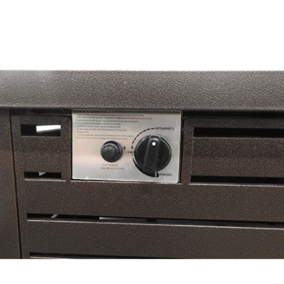 Image showing  54 in. x 22 in. AZ Patio Heaters Outdoor Rectangle Propane Gas Fire Pit in Hammered Bronze