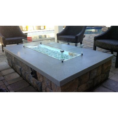 Image showing  AZ Patio Heaters Glass Wind Screen - 28.75 in. x 14 in., AWS-RT30