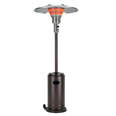 Hiland AZ Patio Heaters Commercial Patio Heater in Bronze, BURN-2400-BRZ