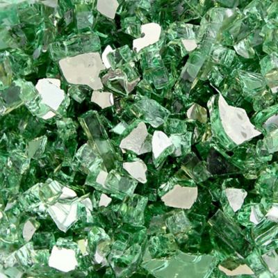 Image showing  AZ Patio Heaters 20 lb. Reflective Fire Glass, Green