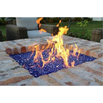 Image showing  AZ Patio Heaters 20 lb. Recycled Fire Pit Fire Glass in Cobalt Blue, RGLASS-2-CB