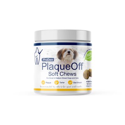 ProDen PlaqueOff Soft Chews for Small and Medium Breed Dogs and Cats, 45 ct.