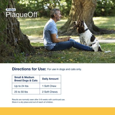 Image showing 5 th ProDen PlaqueOff Soft Pet Dental Chews for Small and Medium Breed Dogs and Cats, 45 ct.
