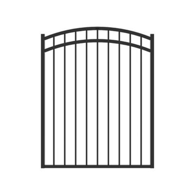 Fortress Building Products Versai 4.5 ft. Steel Fence Arched Walk Gate, 713540449