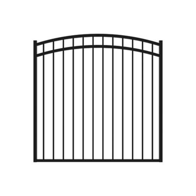 Fortress Building Products Versai 4.5 ft. Steel Fence Arched Walk Gate, 713540549