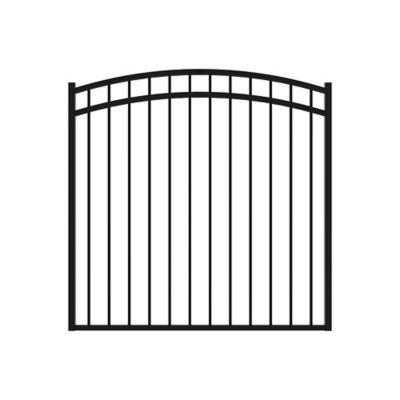 Fortress Building Products Versai 4.5 ft. Steel Fence Arched Walk Gate, 713540549