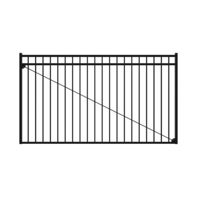 Fortress Building Products Versai 4.5 ft. x 8 ft. Steel Fence Drive Gate Leaf, 713540844