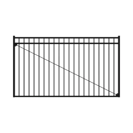 Fortress Building Products 4.5' x 8' Versai Steel Fence Drive Gate Sheet Driveway Gates