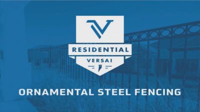 Image showing  Versai 4.5 ft. x 8 ft. Steel Fence Arched Drive Gate Leaf, 713540849